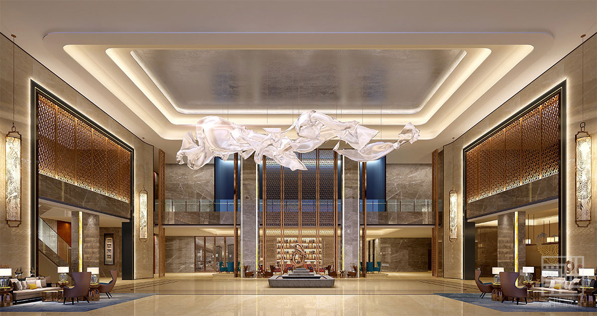 未來智能風(fēng)格的高端酒店設(shè)計，將科技與人性化設(shè)計巧妙融合